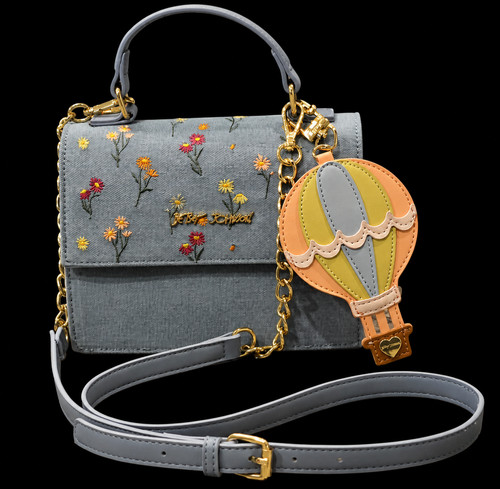 Betsey johnson denim floral - johnson,
