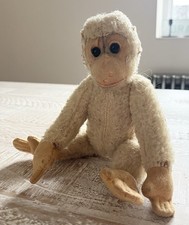 Schuco Antique Articulated Monkey. 9” tall. Squeaker no longer squeaks.