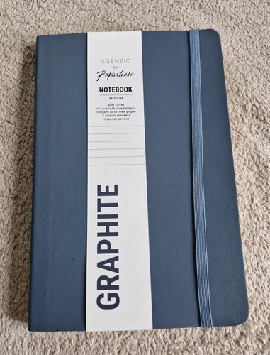 Paperchase notebook - a5,