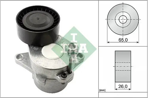 Multi ribbed belt tensioner - multi-ribbed, v-belt