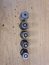 2008 MITSUBISHI LANCER MK5 LOCKING WHEEL NUTS + KEY 18mm