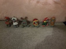 Me To You Christmas Tree Decorations Figurines Bundle Of 6