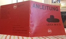 LEICA M4-2 instruction booklet