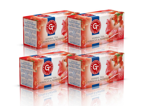 Tea bags hibiscus rose - bags, &
