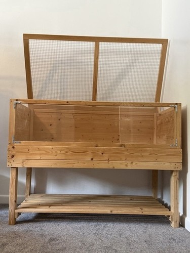 Wooden indoor enclosure - indoor, enclosure/cage