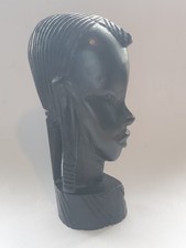 African ebony female - ebony, bust