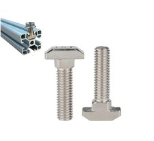 T Bolt M5 M6 M8 Drop In T bolts Aluminium Extrusion Profile 2020 3030 4040 4545