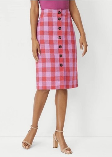 Ann taylor plaid - ann, a-line