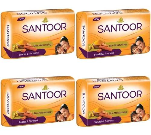 Santoor sandal turmeric soap - sandal,