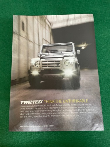 Land rover defender twisted - rover,