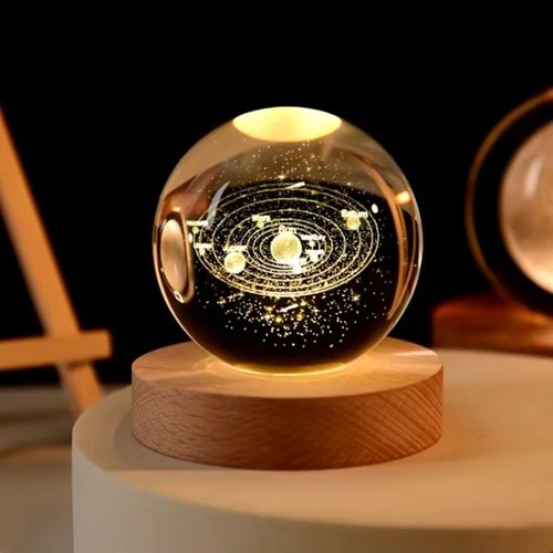 Moon crystal ball usb led - 3d,