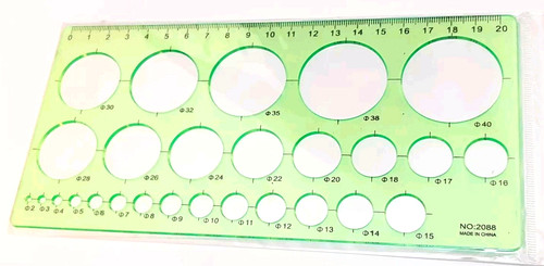 Circles technical drawing - circles,