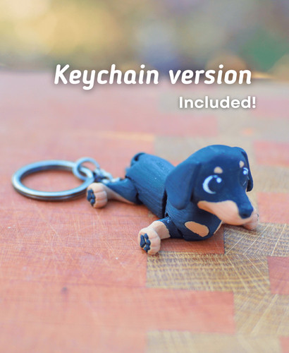Dog breed keychain - dog,