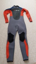 Gul Junior Kids Long Full Length Wetsuit JM 11-12 Years Red Grey