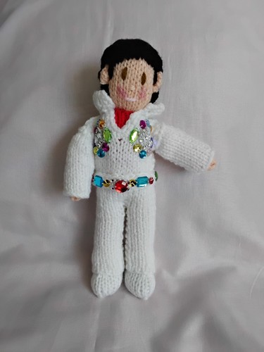 Hand knitted elvis presley - hand,
