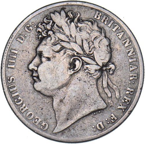 1823 halfcrown george iv - halfcrown,