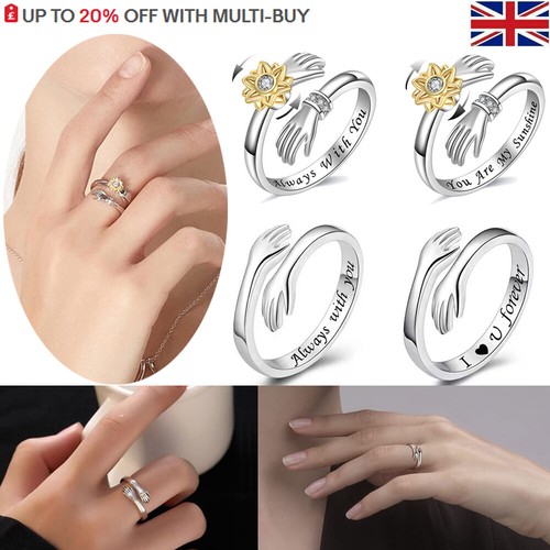 925 sterling silver love - silver, hug