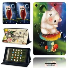 Leather Stand Cover Case For Amazon Fire HD 10 5th 7th 9th 11th 13th/Fire Max 11