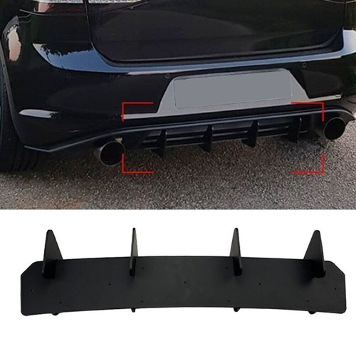 Car rear diffuser spoiler side - rear,