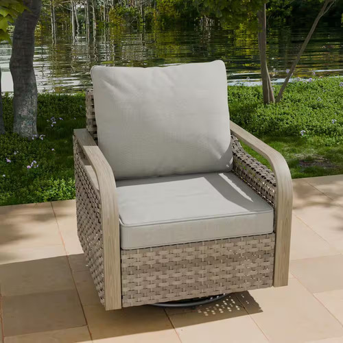 Brown wicker outdoor - wicker,