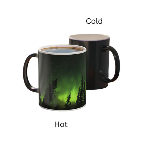 Aurora heat changing mug - heat,