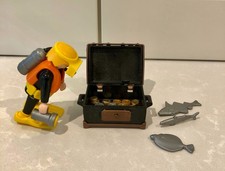 Playmobil Underwater Diver Explorer Treasure Chest Set