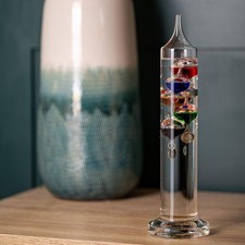 Glass Galileo Thermometer 28cm