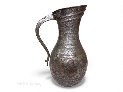 Antique islamic copper water - antique,
