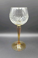 Vintage Cut Lead Crystal Hock