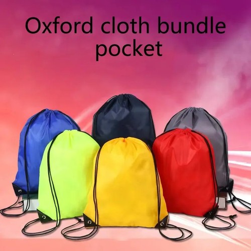 Nylon drawstring rucksack bag - nylon,