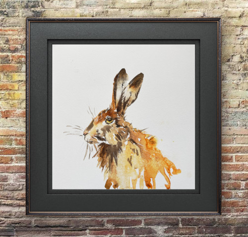 Hare painting original - painting,