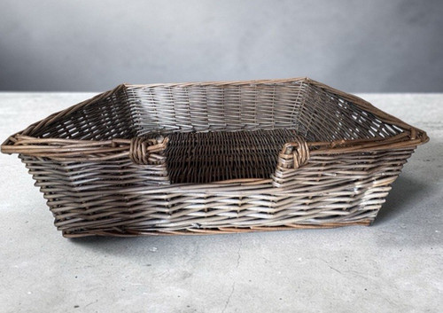 Grey wash wicker - wicker, dog