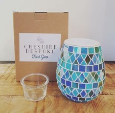 CHESHIRE BESPOKE ELECTRIC WAX MELT BURNER (TEAL GEA) BNIB