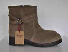 Wrangler. Ladies brown suede ankle Chelsea boots. Side zip. Size 5 (EU 38) . New