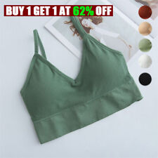 Ladies Sports Bra Fitness Yoga Bralette Padded Stretch Seamless Underwear Top