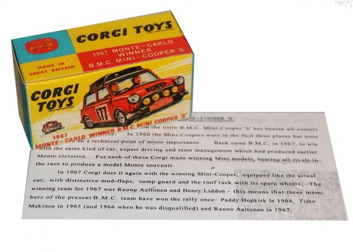 1967 corgi toys box - 1967,