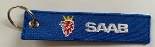 Saab keyring new - keyring, uk