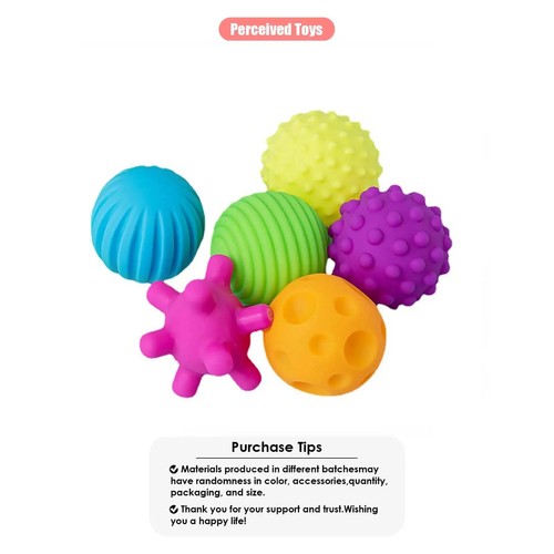 Pcs baby toys sensory - 6, balls