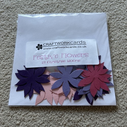 Craftwork cards flower shaped - craftwork,