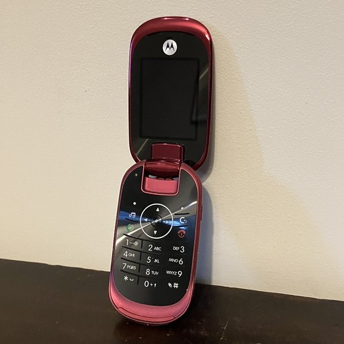 Motorola moto pink flip - u9,