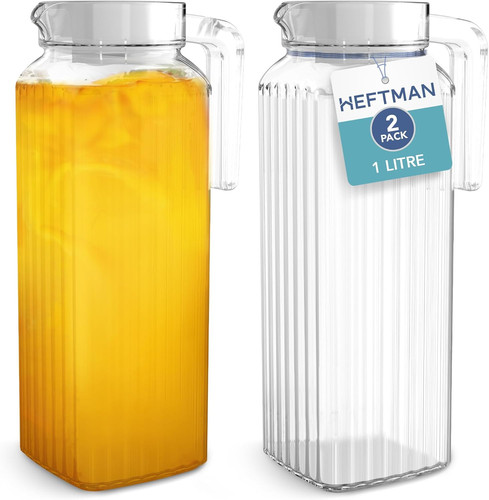 Glass water jug - glass, fridge