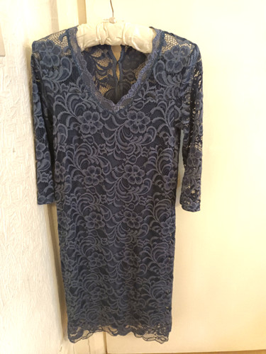 Mamalicious blue floral lace - blue,