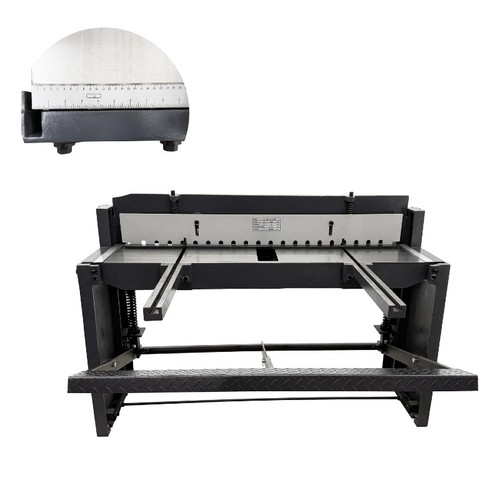 Foot operated plate shearing - foot-operated,