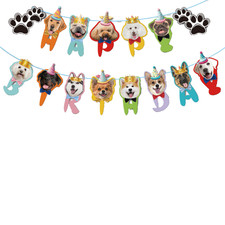 Dog Banner Pet Birthday Party