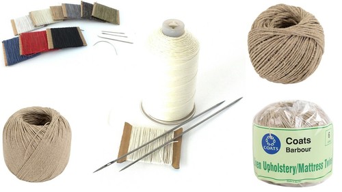Linen flax nylon waxed - nylon,
