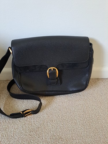 Gucci black leather and suede - gucci,