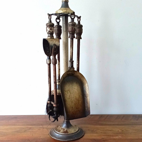 Metal fireplace companion four - fireplace,