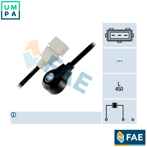 Knock sensor 60111 - sensor, daewoo