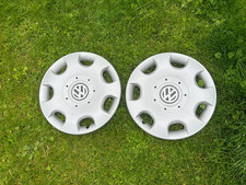 Genuine Volkswagen Transporter T5 Wheel Trim Hub Cap 16" x2