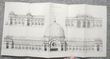 Pavilion of the International Exhibition of 1862 - Antique Print - 1875